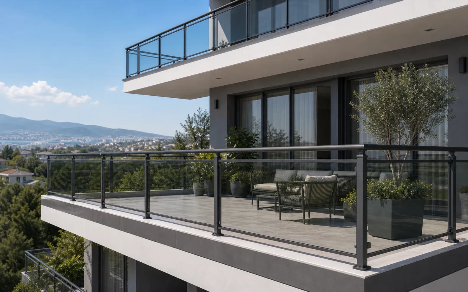 Balkon ve Teras Korkuluk Sistemleri uygulama görseli