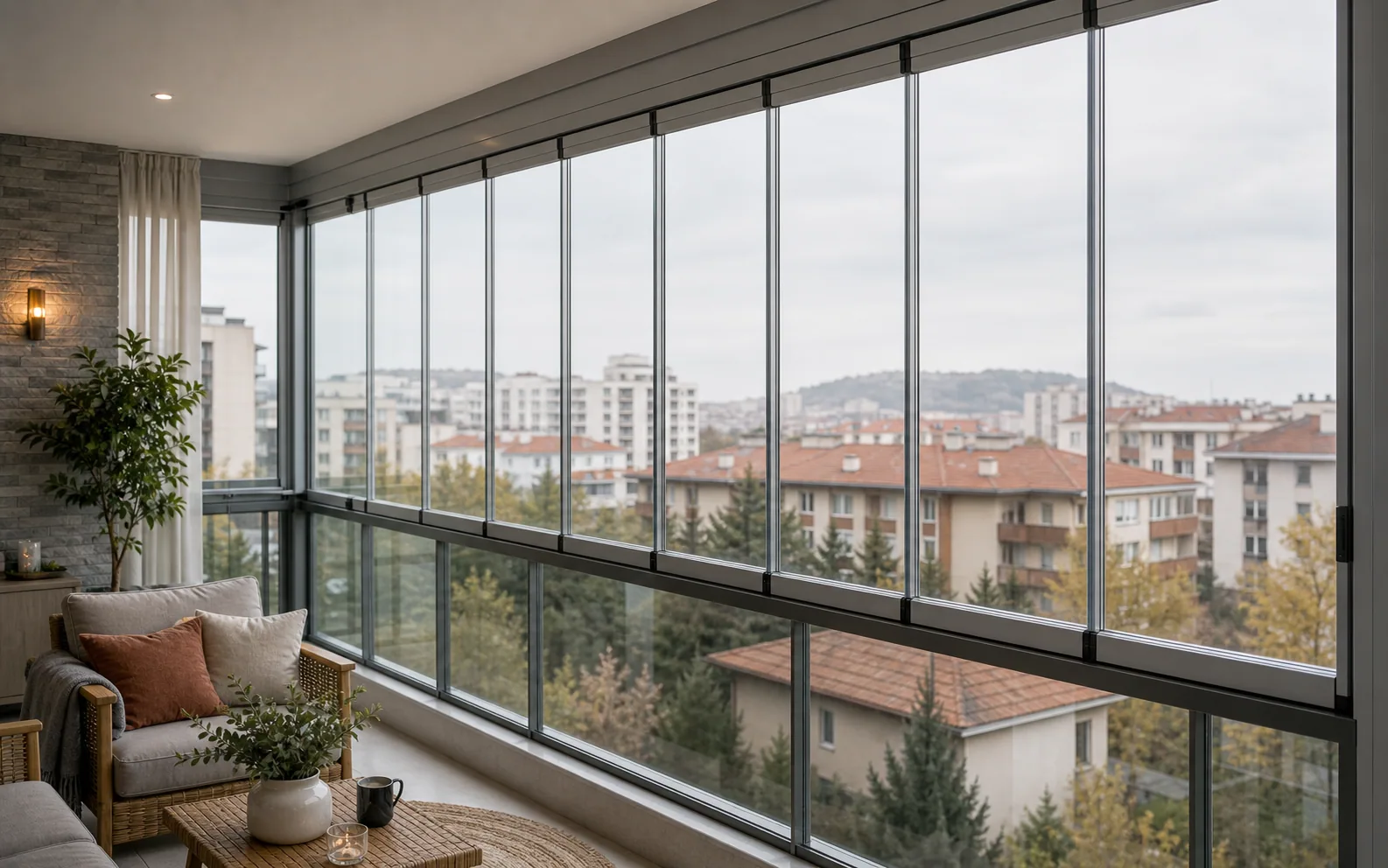 Isıcamlı Cam Balkon Sistemleri uygulama görseli